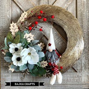 Handmade Holiday Wreath.